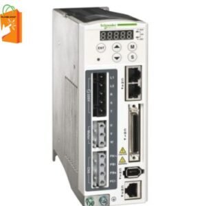 The LXM23AU02M3X servo drive from Schneider Electric offers precise positioning, speed, and torque control with support for Modbus and CANopen communication protocols.