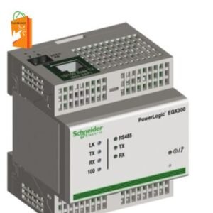 The Schneider Electric EGX300 is an industrial Ethernet gateway that connects Modbus devices to Ethernet networks, supporting Modbus TCP/IP and Modbus RTU protocols.