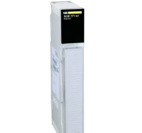 The 140NOM21100 from Schneider Electric’s Modicon Quantum series is a network interface module enabling seamless communication between Quantum PLCs and Ethernet/IP networks.