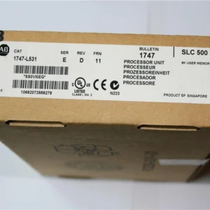 The 1747-L531 is a processor module from Rockwell Automation's Allen-Bradley SLC 500 series, featuring an SLC 5/03 processor with 8K words of memory.