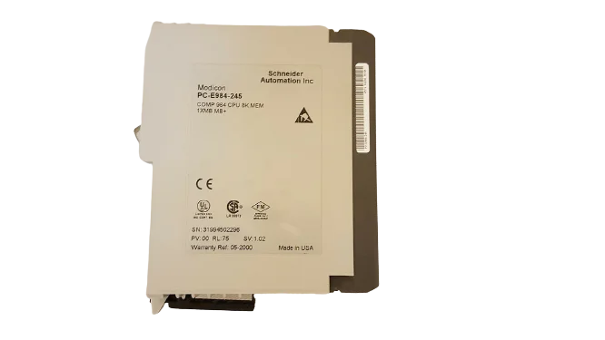 The Schneider Electric PCE984245 COMP 984 CPU 8K is a high-performance CPU module designed for the Modicon 984 PLC family, offering 8K memory capacity for handling complex automation tasks.