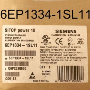 The Siemens 6EP1334-1SL11 is a notable model in the SITOP power supply series, renowned for its reliability and efficiency in industrial applications.