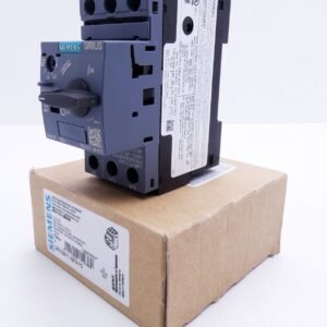 A compact thermal magnetic circuit breaker by Siemens, the 3RV2011-0FA10 offers adjustable overload and short-circuit protection with a rated current range of 1.6A to 2.5A.