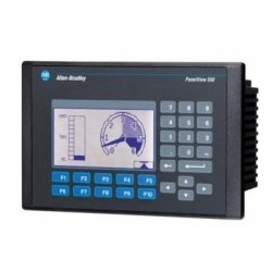 The Allen-Bradley 2711-K5A5 is a reliable Human-Machine Interface (HMI) from the PanelView Standard 550 series, featuring a 5.5-inch monochrome LCD display and a durable keypad interface.