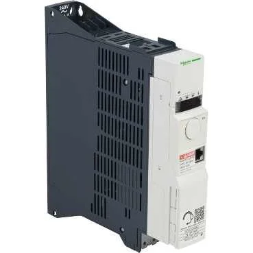 The Schneider Electric ATV32H018M2 VFD offers precise control of three-phase motors up to 1.5 kW (2 hp).