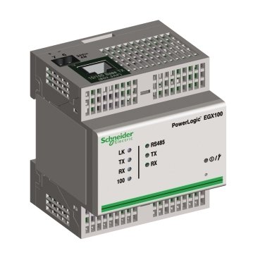 The EGX100SD Ethernet Gateway from Square D integrates power monitoring devices with Ethernet networks.