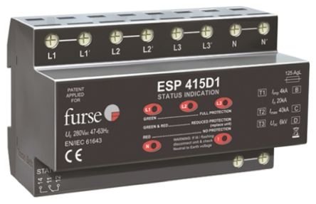 Monitor your power supply with confidence using the Furse ESP 415 D1. This compact device offers real-time voltage monitoring, equipped with intuitive LED indicators and alarm relay .
