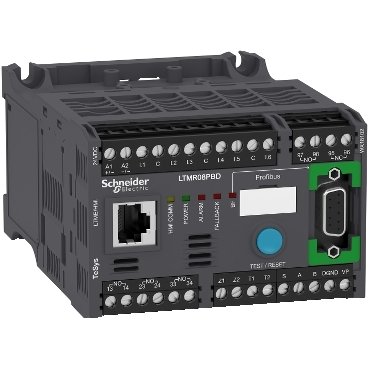 Schneider Electric's LTMR08PBD motor controller offers reliable motor management with adjustable protection settings, start/stop control, and real-time monitoring.