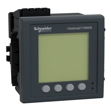 The METSEPM5310 power meter from Schneider Electric's PowerLogic PM5000 series delivers precise monitoring of electrical parameters, including voltage, current, power, energy, and frequency.