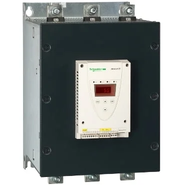 The ATS22C48Q soft starter offers efficient motor control for 220V applications, featuring smooth acceleration, deceleration, and essential protection functions.