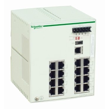 The TCSESM163F23F0 ConneXium Managed Switch provides robust Ethernet connectivity with enhanced security and management features.