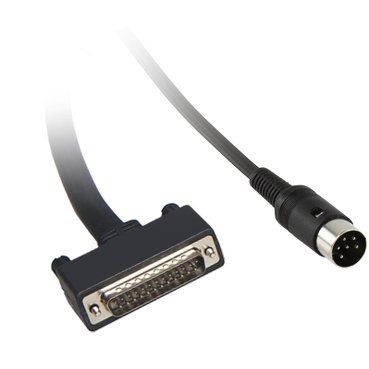 The Schneider Electric XBT-Z968 programming cable is a robust and reliable accessory designed to facilitate data transfer between Schneider Electric PLCs and the Harmony XBT series HMIs.