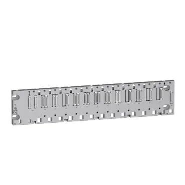 The BMEXBP1200 is a 12-slot backplane designed for the Modicon X80 platform by Schneider Electric.