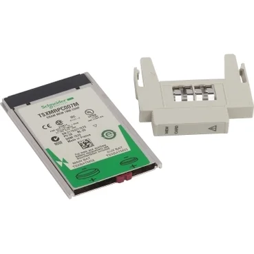 The TSXMRPC007M is a Configurable SRAM Application Memory module for Schneider Electric’s Modicon PLC systems.