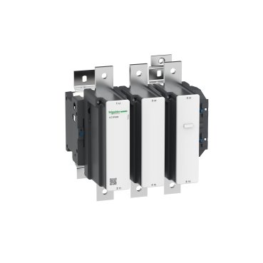 The LC1F630 contactor from Schneider Electric features a robust three-pole configuration with AC-3 rating, making it suitable for motor control and other industrial tasks.