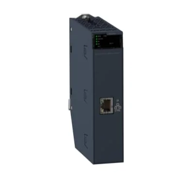 The BMENUA0100 communication module for the Modicon M580 offers robust connectivity with support for EtherNet/IP and Modbus TCP.