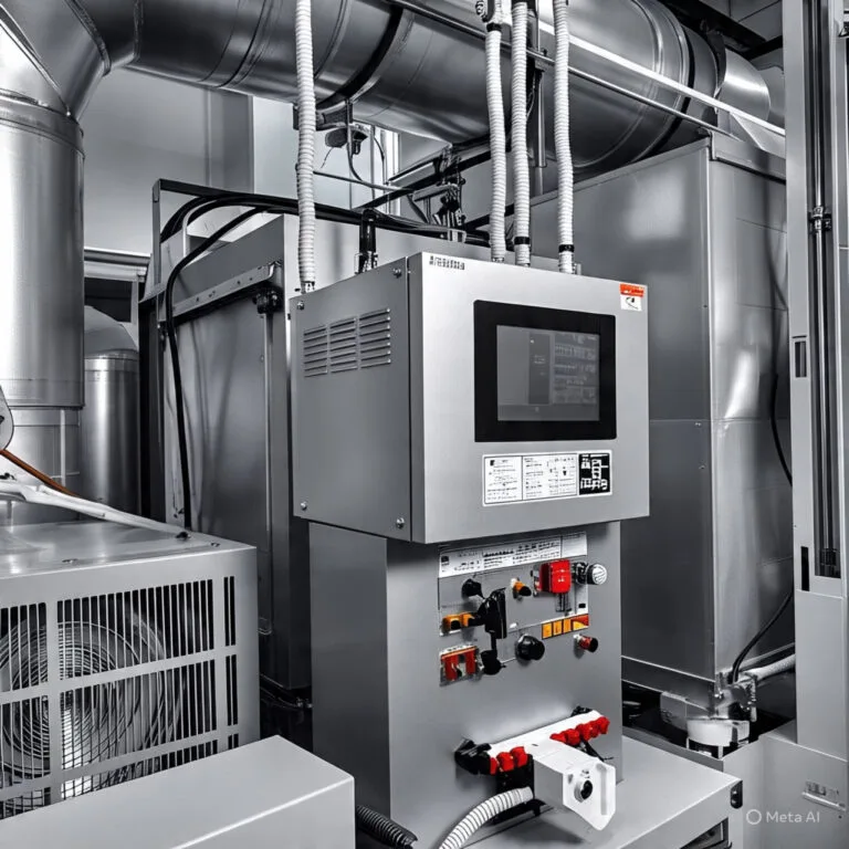 Temperature-Triggered Air Cooler Control Using PLC and Sensors